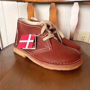 Classic Brown Leather Women's Winter Boots